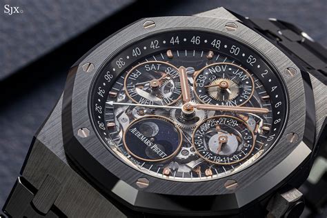 audemars piguet black ceramic perpetual|Audemars Piguet black skeleton.